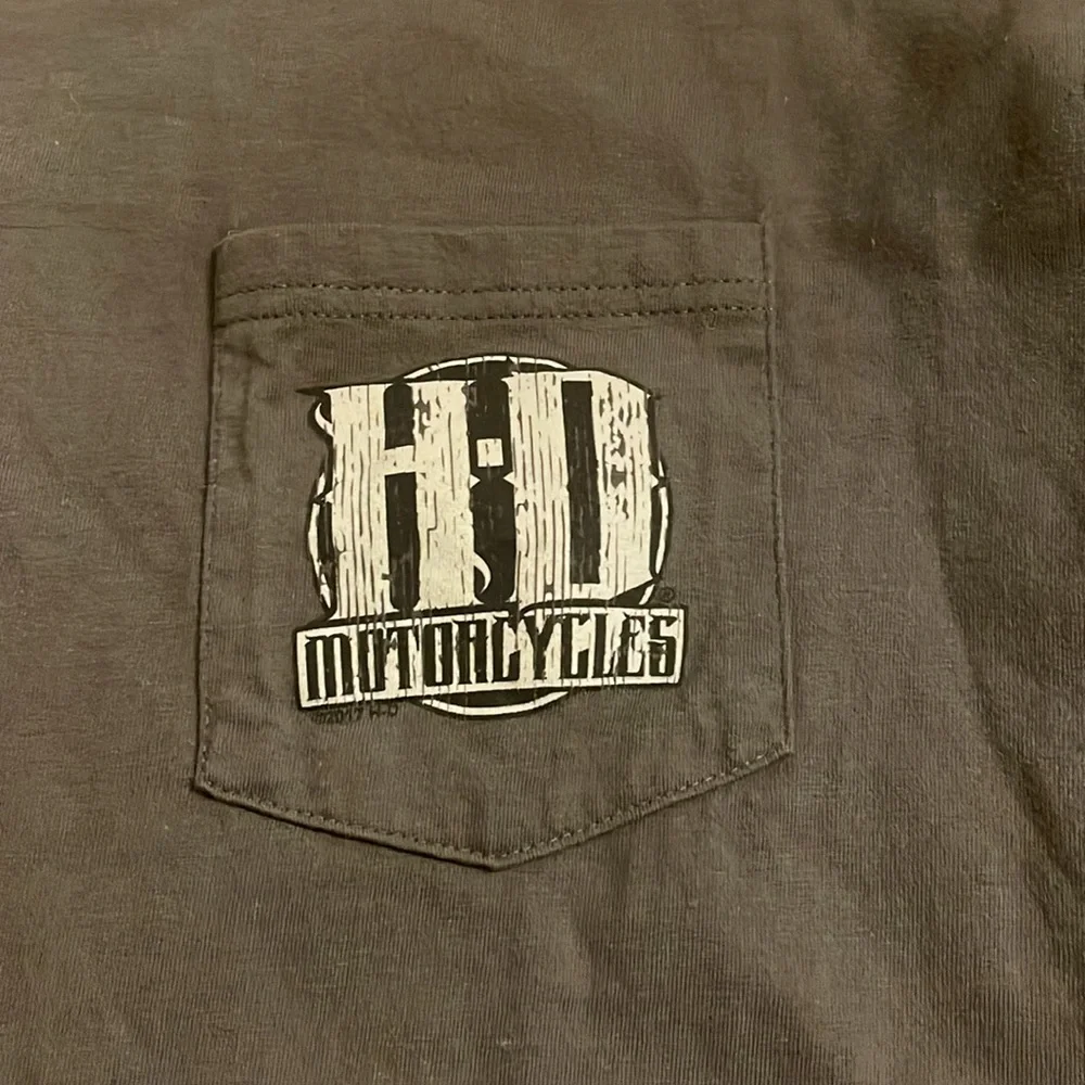 Men’s Harley Davidson Grey Nashville Guitar T-Shirt size XL - Picture 2 of 4